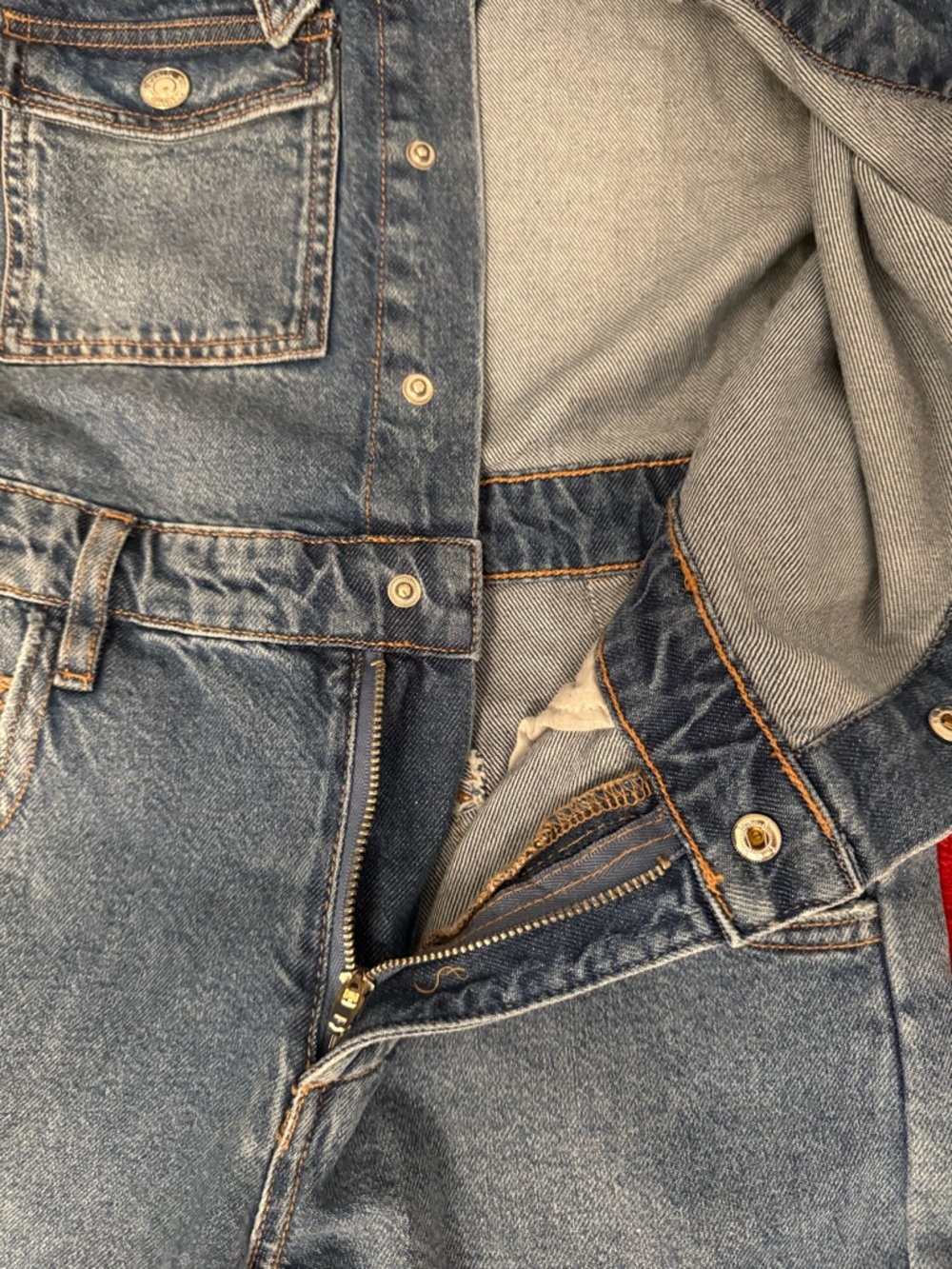 Zara Kids Denim Utility Jumpsuit - Picture 7 of 10